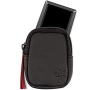 honju Bike Funda de Cuero auténtico Case para Bosch Kiox E-Bike/Pedelec (protección de Pantalla, Bolsillo Interior para Llaves, protección contra arañazos y Suciedad) - Negro