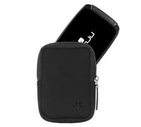honju Bike Funda de Neopreno para Tomtom Rider 500, 550, 50 LE - Negro | Protector de pantalla para GPS de moto, forro de microfibra, cierre de cremallera suave, antiara&azos y golpes, 1 ud.