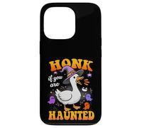 Honk If You Are Haunted Goose Fun Spooky Halloween Carcasa para iPhone 13 Pro