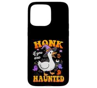 Honk If You Are Haunted Goose Fun Spooky Halloween Carcasa para iPhone 15 Pro MAX