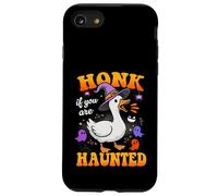 Honk If You Are Haunted Goose Fun Spooky Halloween Carcasa para iPhone SE (2020) / 7/8