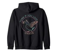 Honk Si Amas Caos Ganso Humor Diversión Sudadera con Capucha