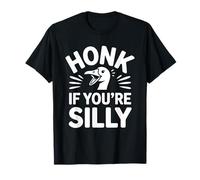 Honk Si Eres Tonto Ganso Meme Art Camiseta