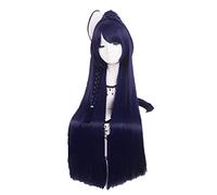 Honkai Impact 3 Raiden Mei blue Mixed 100cm Long Synthetic Hair Wigs cosplay Anime Wig Chip ponytail + wig cap