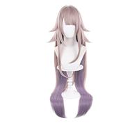 Honkai Star Rail Herta Cosplay Wig Long Pink to Purple Gradient
