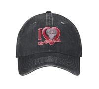 Honkai Star Rail I Love My Girlfriend Gorra de béisbol para Hombres y Mujeres con Denim Desgastado Lavado Juego de Sombreros para Entrenamientos al Aire Libre Gorra
