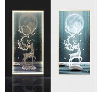 HONKERW decoracion pared Wall Art Decorations Plug-in Modern LED Wall Lights Entryway Decorative Paintings Decorative Lamps For Living Room cocina(Color1,60 * 120cm)