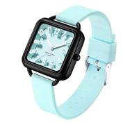 HONKERW Reloj de Pulsera Reloj de Examen Sencillo, Resistente al Agua, de Cuarzo, Digital, de Gran Escala, pequeño y Moderno, con Correa de Silicona. Un Regalo de cumpleaños Sencillo. Relojes(BLU)