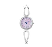 HONKERW Reloj de Pulsera Reloj de Pulsera de Cuarzo pequeño y Elegante, Informal, con Pulsera de Diamantes de imitación, Minimalista, Delicado, Resistente al Agua, for Mujer Relojes(Rose)