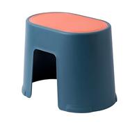 HONKERW Taburete Plegable Paquete de 2 taburetes Ligeros for Cocina y baño, Antideslizantes, apilables, for Cambiar Zapatos y reposapiés Auxiliar Que Aumenta la Altura. Escalera(Rot,M)