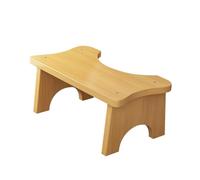 HONKERW Taburete Plegable Taburete de Madera Antideslizante for baño y Cocina, Asiento de Inodoro en Forma de C, tabureta Auxiliar Ligero y portátil. Escalera