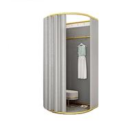HONKERW Vestidor móvil Temporal portátil, Centro Comercial Plegable, Simple Probador