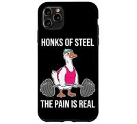 Honks of Steel The Pain es Muy Divertido: Entrenamiento de Ganso en el Gimnasio Carcasa para iPhone 11 Pro MAX