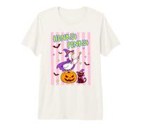 Honkus Ponkus Ganso Bruja Halloween Gato Calabaza Camiseta Premium