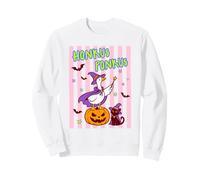 Honkus Ponkus Ganso Bruja Halloween Gato Calabaza Sudadera