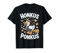 Honkus Ponkus Witch Goose Funny Halloween Magic Costume Camiseta