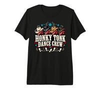 Honky Tonk Dance Crew Baile Country Camiseta Premium