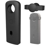 Honlyn Funda protectora de silicona para Ricoh Theta sc2 360 Cámaras Accesorios de silicona Lente Protección de lente Funda Accesorios de protección para RICOH Theta SC2 360 (negro)