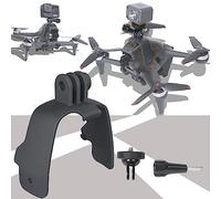Honlyn Soporte adaptador de montaje compatible con dron DJI FPV compatible con GoPro Hero 12 11 10 9 /compatible con Insta360 ONE RS/ONE R/ONE X3/ONE X2