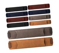 HONMEET 10 Piezas Funda de Cuero Vintage para Bolígrafos Banda Elástica Protección para Bolígrafos y Stylus para Viajes y Cuadernos