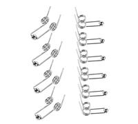 HONMEET 10 Piezas Muelles de Torsión Metálicos Resistentes para Varillas de Rizador de Pelo Accesorios DIY para Reemplazo Herramientas de Alta Elasticidad y Estabilidad Térmica para Rizos