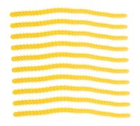 HONMEET 10 Piezas Varillas para Permanente Amarillas para Mujer Rizadores Flexibles y Resistentes para Cabello y Herramienta Práctica para Crear Peinados con Efecto Rizado Duradero