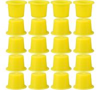 HONMEET 100 Vasos de Pigmento Espesado Desechables para Tatuar Base Estable y Prácticos para Aficionados y Profesionales en Estudios