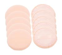 HONMEET 10piezas Discos De Maquillaje De Algodón Suave Para Polvo Suelto Puff Cosmético Redondo Para Uso Diario Casa y Salón