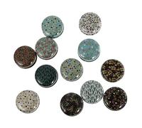 HONMEET 12 Piezas Cajas Metálicas Redondas para Velas Latas de Vacías Reutilizables Contenedores de Almacenamiento Mini para Decoración de Bodas y Bricolaje