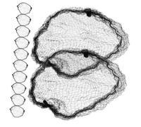 HONMEET 150piezas Moño Invisible Para Mujeres y Niñas Accesorios De Cabello Ajustables Para Danza y Alta Elasticidad y