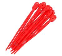 HONMEET 16 Piezas Bridas de Silicona Reutilizables para Cables Organizador Flexible y Autoajuste para Gestión de Cables Escritorio Sujetacables Multiusos para Alambres y Datos