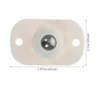 HONMEET 16 piezas Ruedas Adhesivas Mini para Muebles y Electrodomésticos Núcleo de Acero Inoxidable Giratorias y Silenciosas Compatibles con Sillas y Cajas de Almacenamiento Cocina y