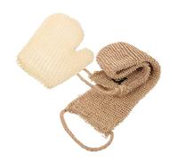 HONMEET 1juego Guante Exfoliante De Ducha Mitón De Espalda De Doble Cara Cepillo De Baño Para Limpieza Profunda De Estropajo De Espalda Para Exfoliación y Relajación La Ducha