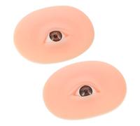 HONMEET 1par Tablero De Práctica De Maquillaje De Silicona Reutilizable Para Ojos y Cejas Módulo De Entrenamiento Para Principiantes Técnicas De Maquillaje