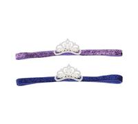 HONMEET 2 Coronas de de Imitación para Cumpleaños de Niños Tiaras Elegantes para Decoración del Cabello de Fiesta Diadema para Bebé para Niñas Y Niños