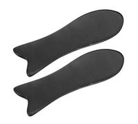 HONMEET 2 Piezas Buffalo Horn Gua Sha Massage Board Thickened Face Scraping Tool For Eye Bags And Muscle Relaxation Portable Skin Care Scraper For Facial Absorption