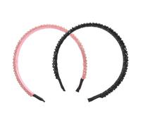 HONMEET 2 piezas Diademas de Cristal para Mujer Accesorios de Cabello Elegantes y Cómodos Cintillos de Moda Diseño y para Diario y Fiestas