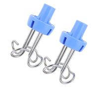 HONMEET 2 piezas Gancho para Infusión de Acero Inoxidable Resistente la Oxidación Soporte Vertical Práctico para Estantes de Infusión para Uso Hospital y Clínica