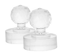 HONMEET 2 piezas Herramienta de Maquillaje Prensadora de Polvo Molde Reparador para Sombras y Rubores Sellador Compacto para Ojos Práctico y Versátil para Uso Diario
