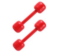 HONMEET 2 Piezas Pesas de Madera para Juguete de Ejercicio Seguro para Jardín de Infancia Entrenamiento de Coordinación Ojo-Mano Colores Brillantes para Pequeños