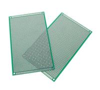 HONMEET 2 Piezas Placa de Circuito Doble Cara 6x4 para Prototipado DIY