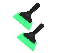 HONMEET 2 Piezas Rascador para Film de Coche con Mango Ergonómico Herramienta para Alisar Vinilo y Adhesivos Automotrices Diseño Antimarcas Color Verde para Limpieza Eficaz