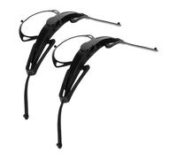HONMEET 2 Piezas Regulador para Casco de Seguridad Negro Ajuste Fácil y Compatibilidad Multi-, Accesorio de Plástico Adecuado para Ciclismo y Aventura