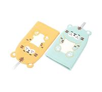 HONMEET 2 Uds. Toalla de Baño de Tigre Manoplas de Baño para Bebés Suaves Y Seguras con Diseño de Animales de Dibujos Animados Guantes de Baño para Niños Manoplas de Tela para Lavar