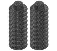 HONMEET 20 Piezas Mini Sombreros Jazz Delicados para Muñecas Decoraciones para Manualidades DIY Sombreros Miniatura para Casas de Muñecas y Fiestas Modelo Compacto Negro