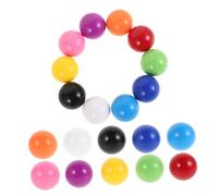 HONMEET 20 Piezas Pequeñas Bolas Plásticas de Colores para Juguetes Infantiles Bolas de Recambio para Pista para Enseñanza de Matemáticas y Aprendizaje