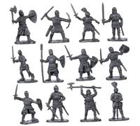 HONMEET 200 Piezas Unidades Figuras Miniatura Soldados Medievales para Infantiles y Decoración de Mesas de Arena