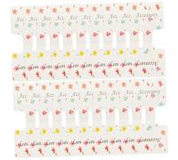 HONMEET 200piezas Soportes Para Tarjetas De Pasadores Tarjetas Para Lazos Horquillas Broches Decoración De Joyería