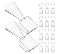 HONMEET 20piezas Cuchara Mezcladora de Graduada de Medidoras para Cocinar Hornear Mezclar Té Leche Proteína Polvo Fórmulas Cosmética