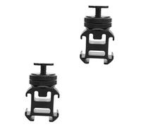 HONMEET 2juegos Adaptador De Montaje Hot Shoe De Cabezas para Cámara DSLR Soporte para Luz y Micrófono Base De Zapata Fría para Fotografía Profesional y Estudio